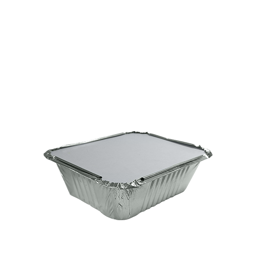 Крышка (картон/фольга) для контейнера R14L 218*113 мм (1000мл), 100 шт/уп