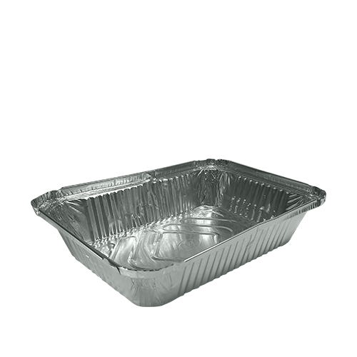 Контейнер из алюминиевой фольги прямоугольный R26L 216*152*43 мм (980 мл) 100 шт/уп