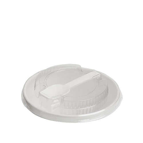 Кришка PET з ложкою, Ø 90 мм