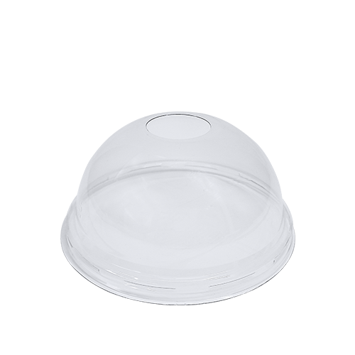 Крышка купол PET 95 мм с отверстием Крышка купол PET 95 мм с отверстием