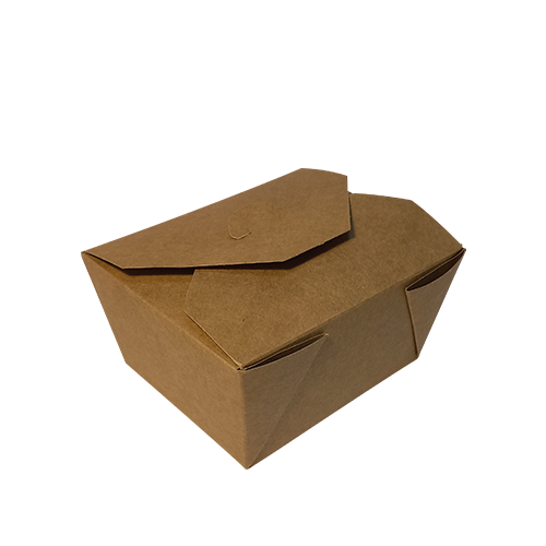 Ланч-бокс KRAFT 900 мл 130*105*65 мм (50/500) Ланч-бокс KRAFT 900 мл 130*105*65 мм (50/500)