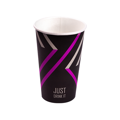 Стакан кольоровий, одношаровий 500 мл (50/1000)