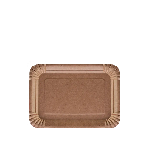 Тарілка KRAFT прямокутна 12*17  з ламинацією