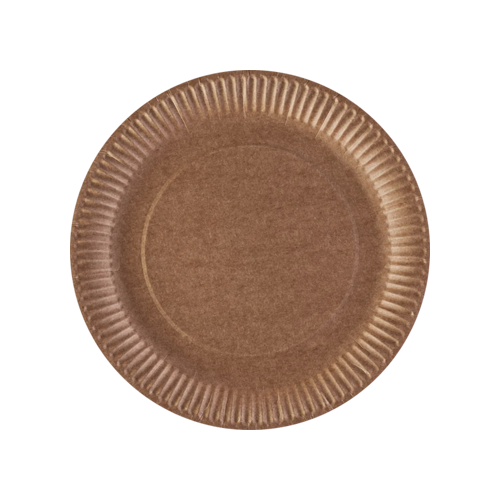 Тарелка KRAFT круглая 23 см  с ламинацией 