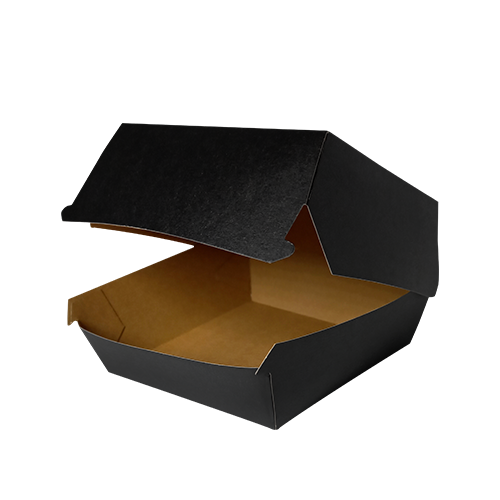 Упаковка для бургера 118*118*86 черная